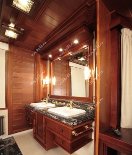 фото Мебель для ванной на заказ Тумбочка для ванной комнаты 7
